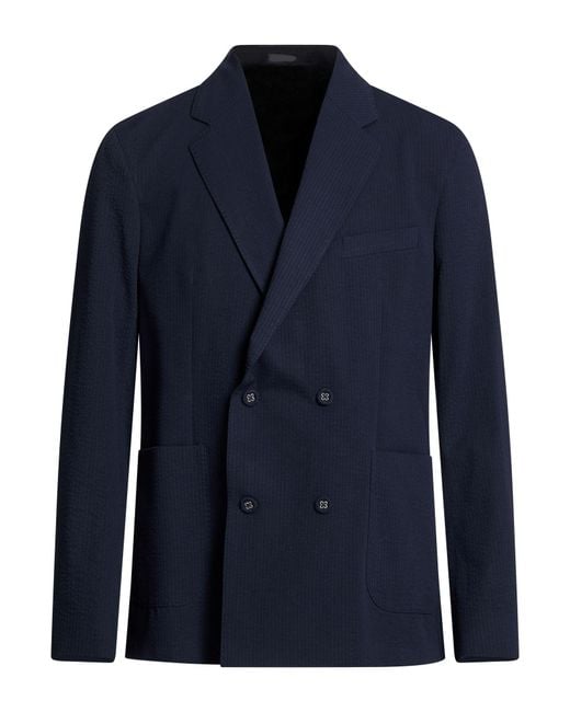 Officine Generale Blue Blazer for men