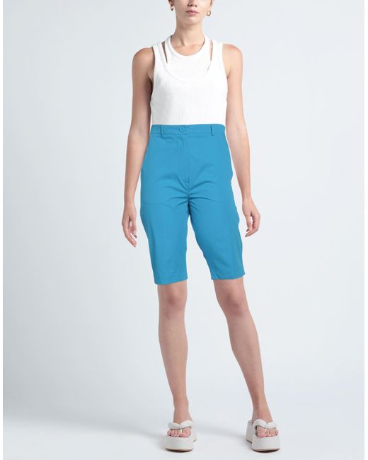 Sportmax Blue Shorts & Bermuda Shorts