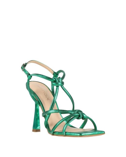 Miss Unique Green Sandals
