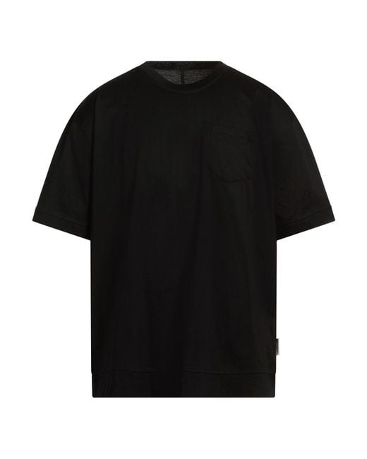 Paolo Pecora Black T-Shirt Cotton for men