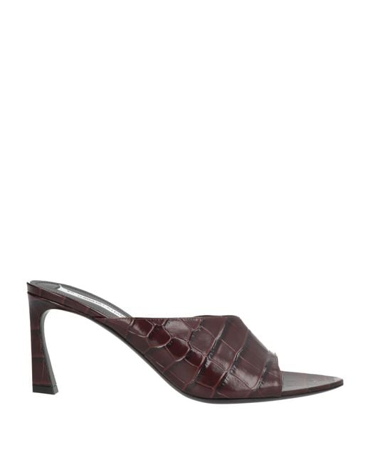 Victoria Beckham Brown Sandals