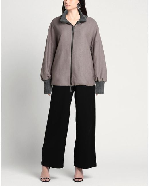 Le Tricot Perugia Brown Jacket Virgin Wool, Elastane
