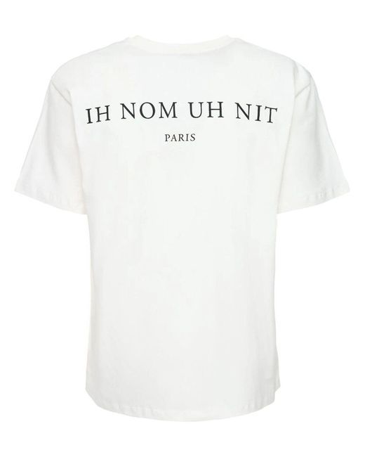 T-shirt di Ih Nom Uh Nit in White da Uomo