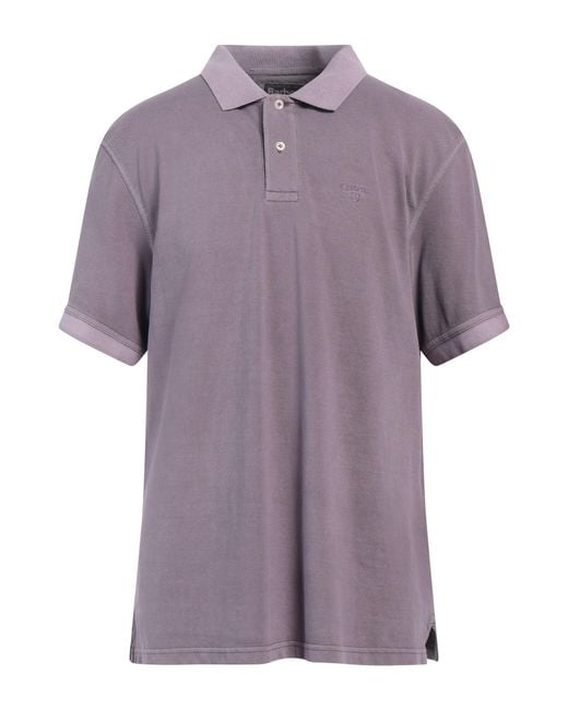 Barbour Purple Polo Shirt for men