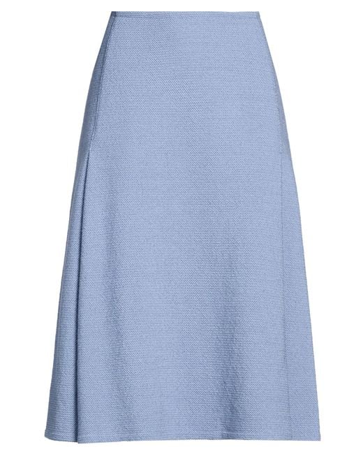 Bruno Manetti Blue Midi Skirts