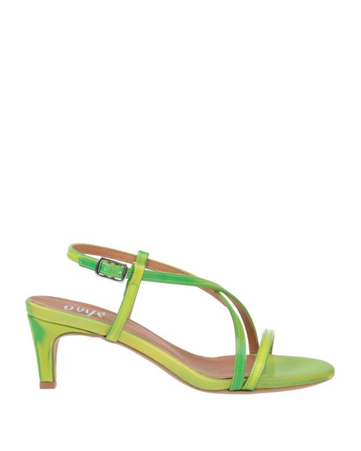 Ovye' By Cristina Lucchi Green Sandals