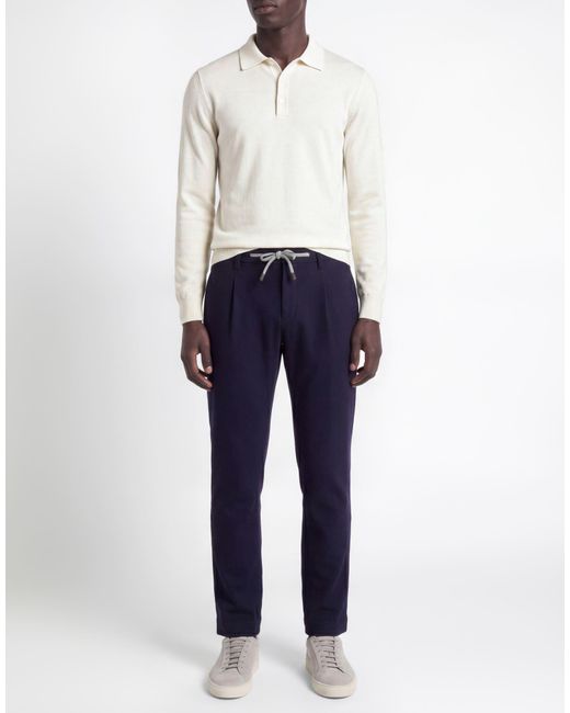 Mason's Blue Pants Polyester, Viscose, Polyamide, Elastane for men