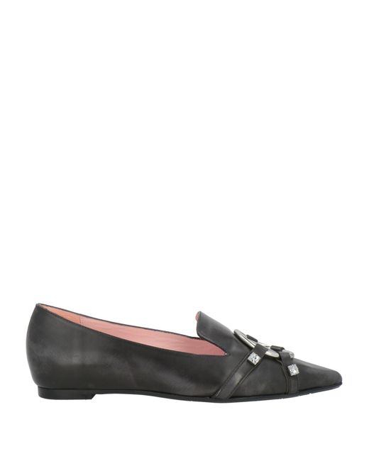Ras Gray Loafers Leather