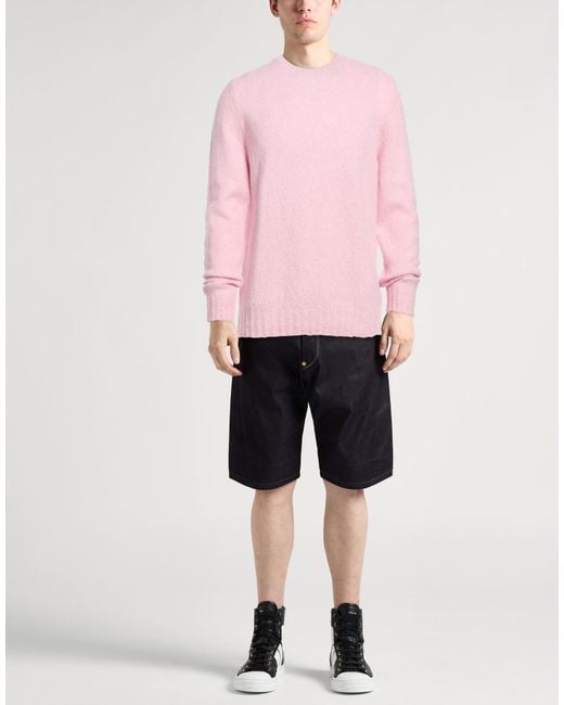 Fedeli Pink Jumper for men