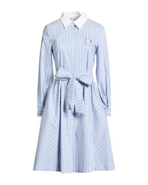 Shirtaporter Blue Midi Dresses