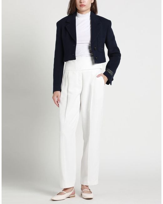MSGM Blue Blazer Virgin Wool, Polyamide