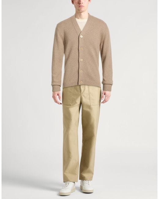 Daniele Fiesoli Natural Cardigan for men