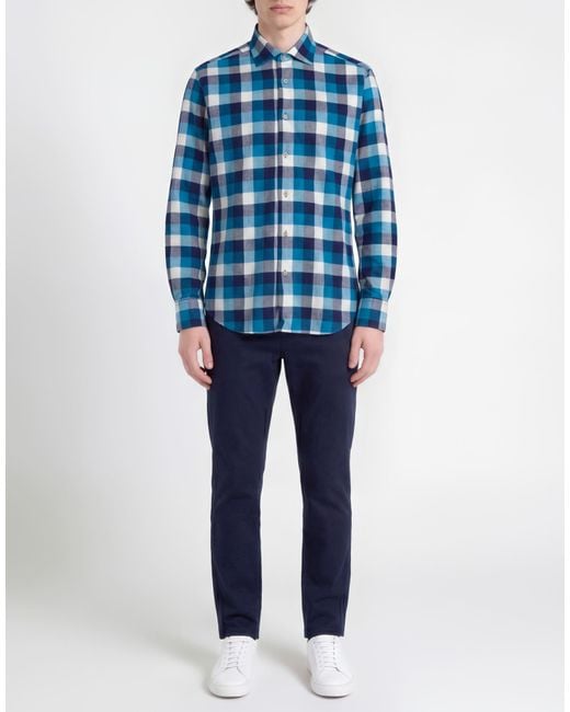 920 ITALIAN STYLE Blue Shirts for men