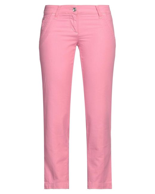 Jacob Coh?n Pink Cropped Trousers