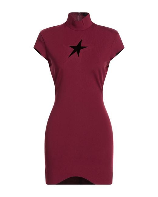 Mugler Red Mini Dress