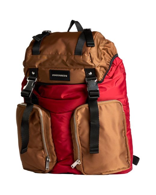 DSquared² Red Rucksack for men