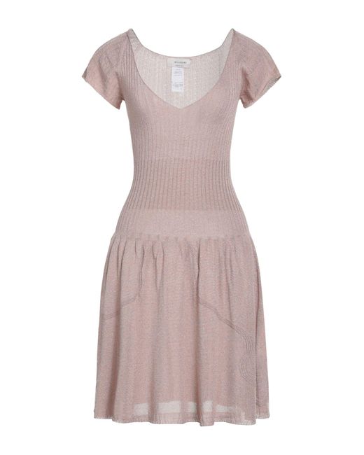 Anna Molinari Pink Midi Dress