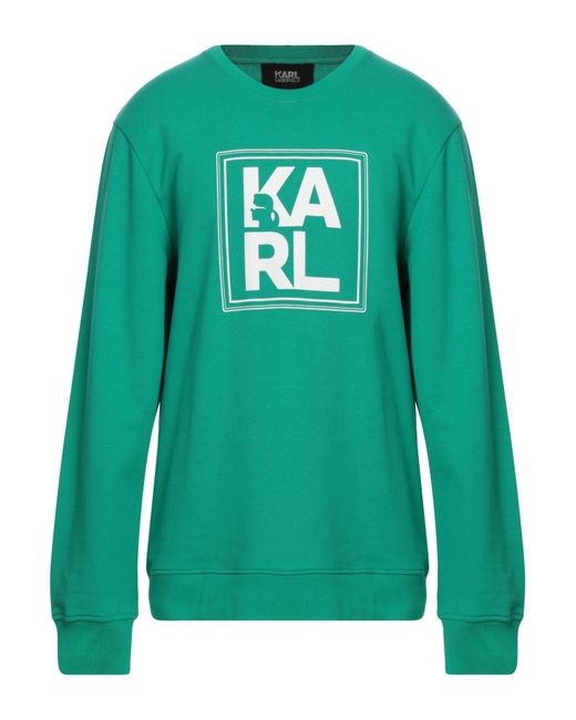 Karl Lagerfeld Green Sweatshirt for men