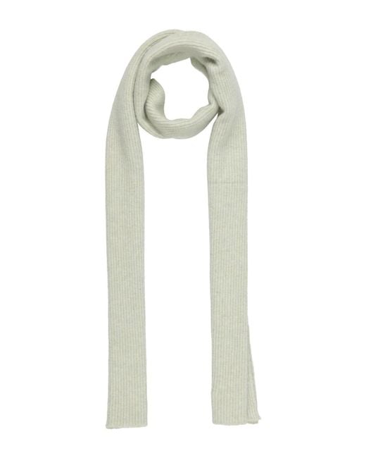Rick Owens White Scarf Alpaca Wool, Polyamide, Wool, Elastane for men