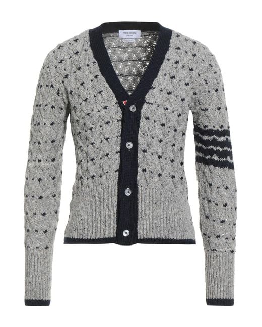 Thom Browne Gray Cardigan for men