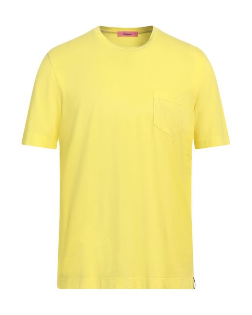 Drumohr Yellow Polo Shirt Cotton for men