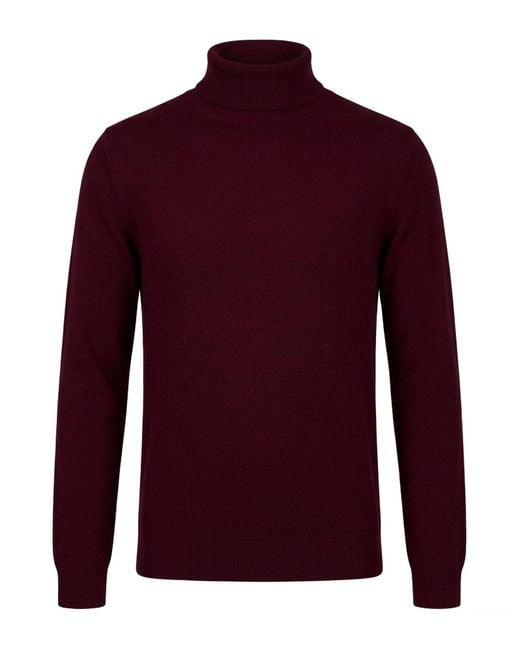 Alpha Studio Red Turtleneck for men