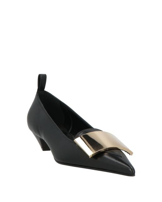 Lella Baldi Black Pumps Leather
