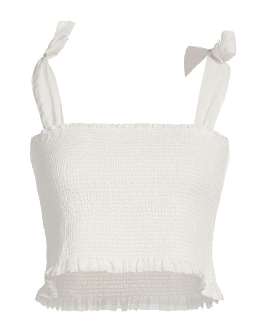 Alpha Studio White Tops