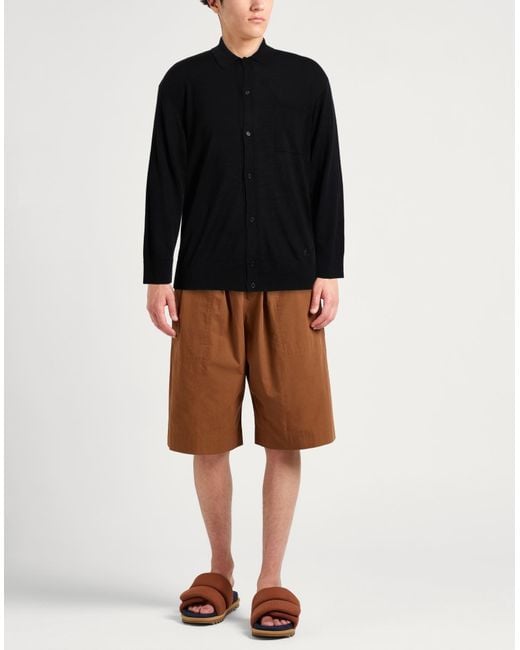 Laneus Black Cardigan for men