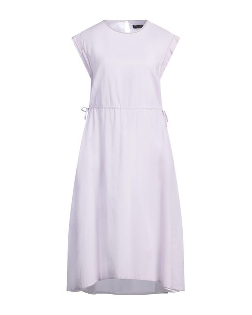 Peserico Purple Midi-Kleid