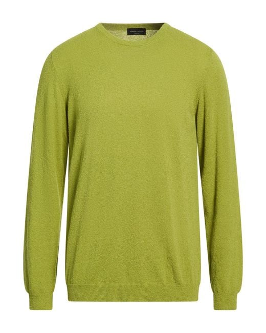 Pullover Roberto Collina de hombre de color Green