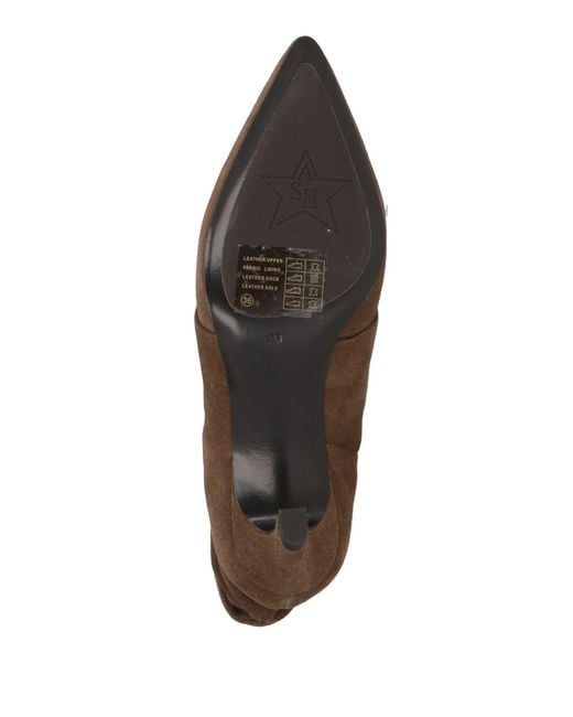 Ash Brown Ankle Boots