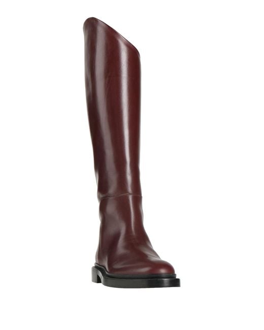 Jil Sander Red Boot