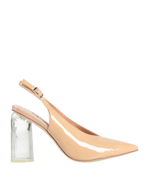 Jeffrey Campbell Natural Sand Pumps Leather
