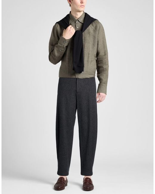 Jil Sander Blue Pants Virgin Wool for men