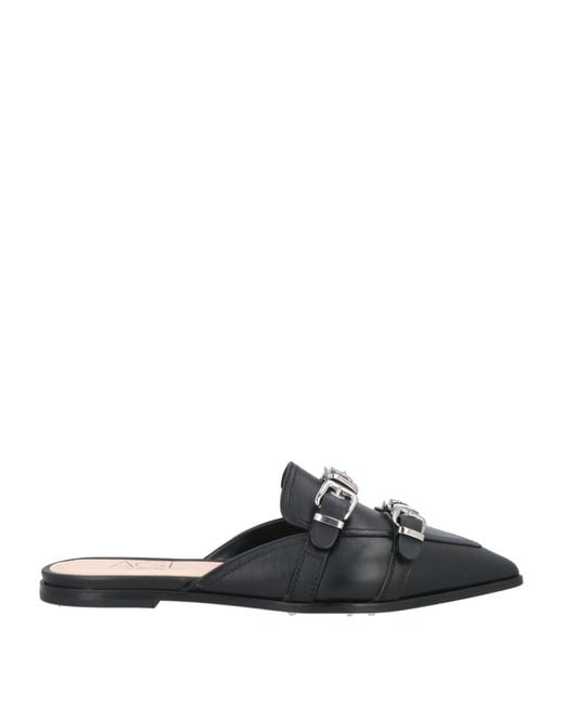 Agl Attilio Giusti Leombruni Black Mules & Clogs Leather