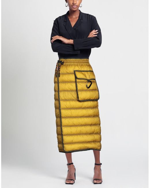 DSquared² Yellow Midi Skirt