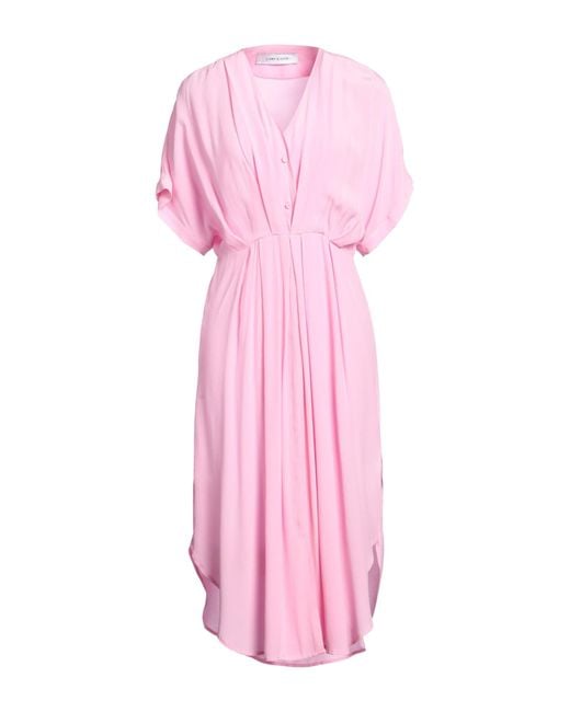 EMMA & GAIA Pink Midi Dress