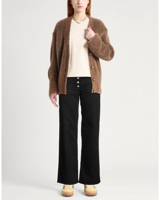 Courreges Black Jeans Cotton, Elastane
