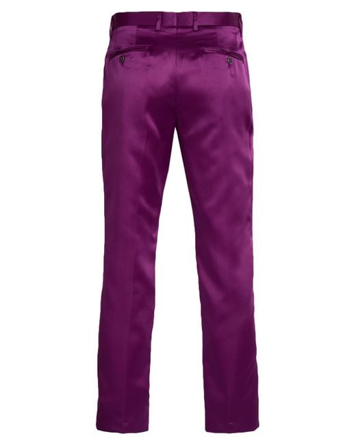 Dolce & Gabbana Purple Trouser for men