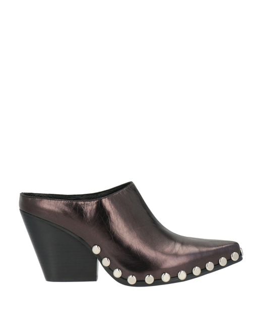 Jeffrey Campbell Brown Mules & Clogs