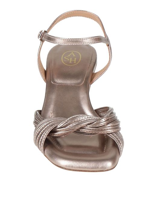 Ash Metallic Sandals