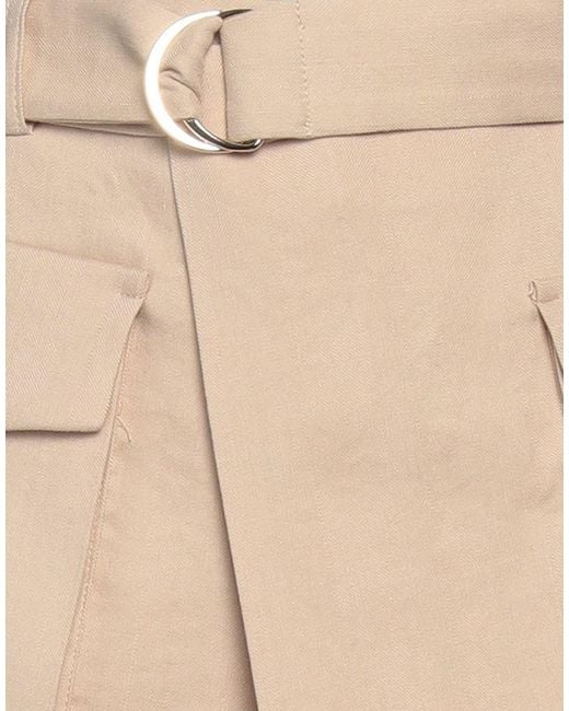 Maje Natural Shorts & Bermuda Shorts Linen, Viscose, Elastane, Polyester