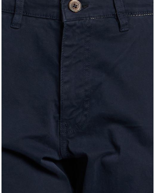 Gas Blue Pants Cotton, Elastane for men
