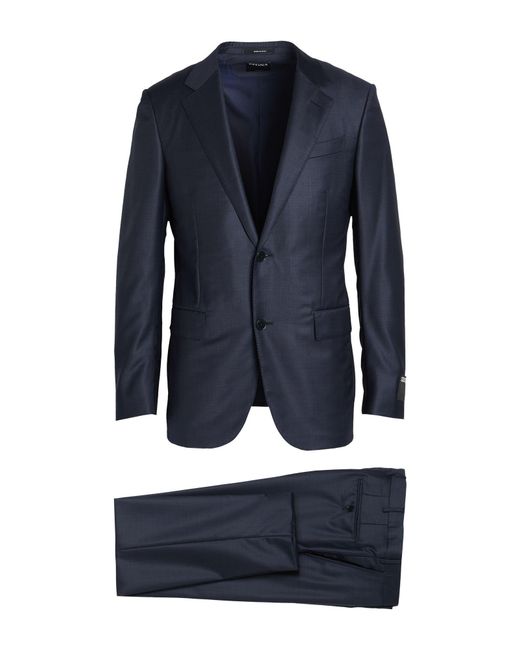 Zegna Blue Suit for men