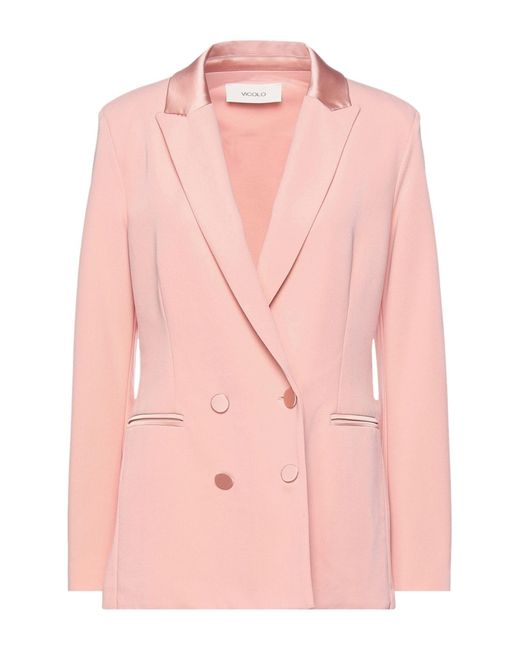 ViCOLO Pink Suit Jacket