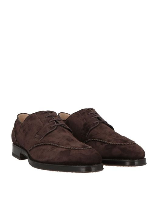 Bally Brown Scribe Lace-Up Shoes Calfskin for men