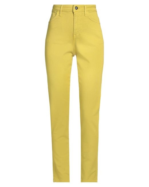 Kontatto Yellow Pants Cotton, Elastane