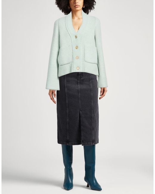 N°21 Green Cardigan Wool, Viscose, Acrylic, Alpaca Wool, Polyurethane