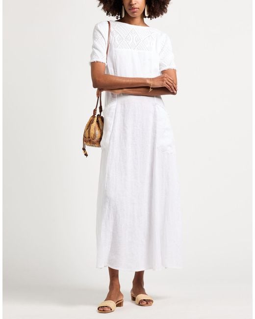 Purotatto White Maxi Dresses